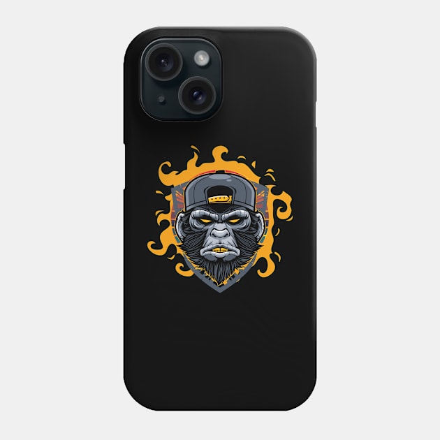 Space Gorilla Phone Case by My Gorillaz