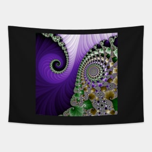 Fabulous Fractals  |  Purple Feathers Tapestry