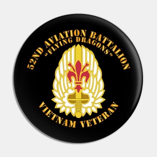 52nd Avn Bn - Flying Dragons - Vietnam Vet Pin