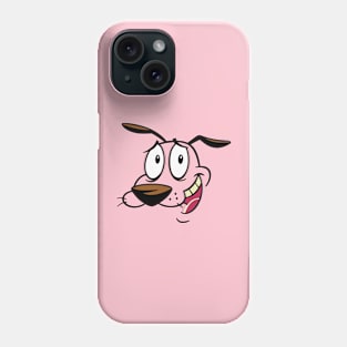 Courage dog Phone Case