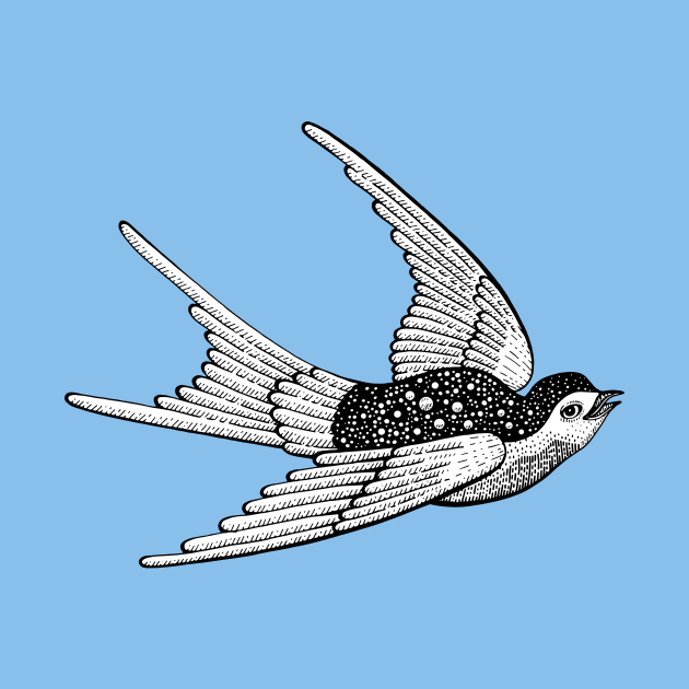 Vintage Swallow by Buy Custom Things