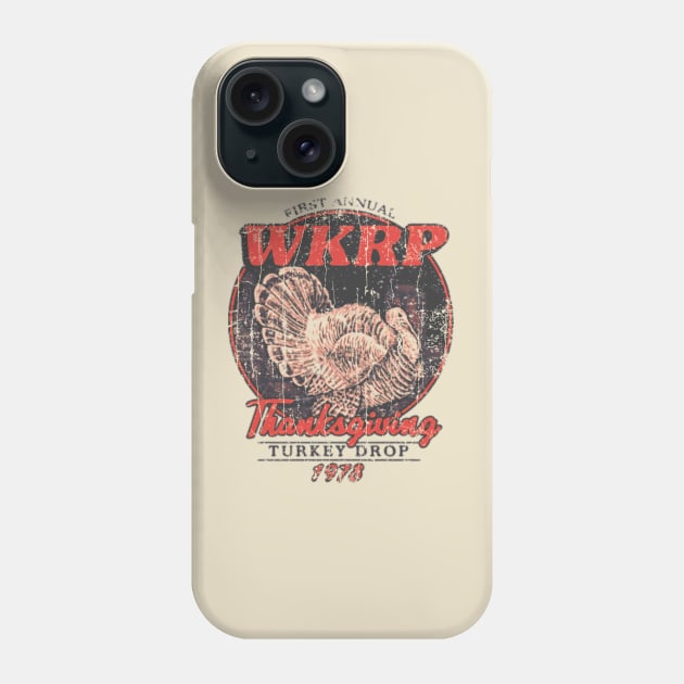 WKRP Turkey Drop Phone Case by faeza dsgn