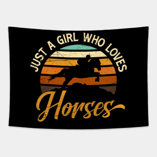 Just a girl who loves horses.. Tapestry