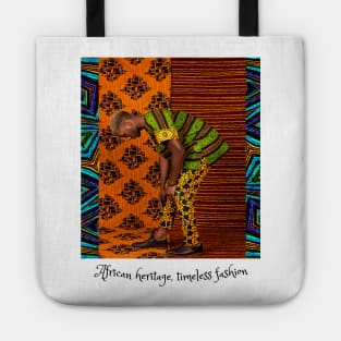 African heritage, timeless fashion, African tribal fashion Tote