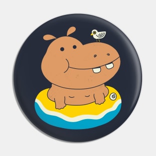 Hippo Vacation Pin