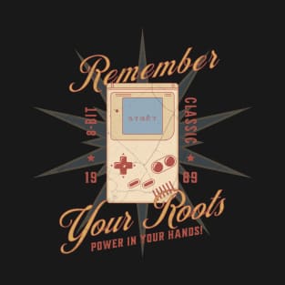 Remember Your Roots - Vintage Gamer T-Shirt