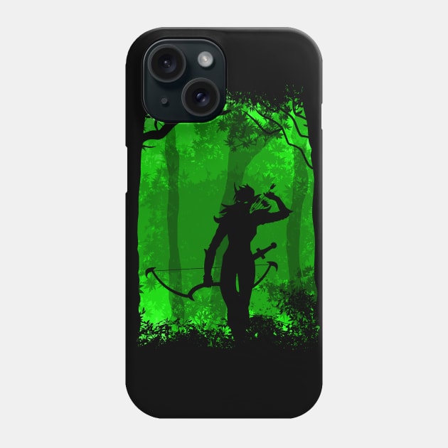 Forest Hunter Phone Case by nickbeta