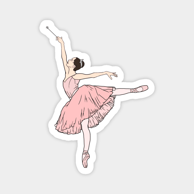 Sugar Plum Fairy Magnet by Zozi Designs