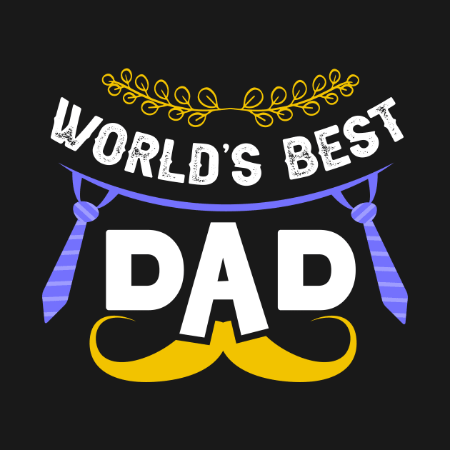 World’s Best Dad by Parrot Designs