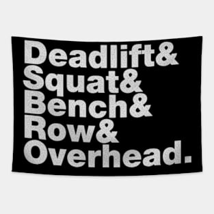 deadlift squat Tapestry