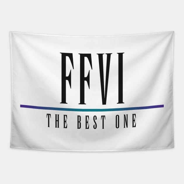 FFVI - The Best One Tapestry by RyanJGillDesigns