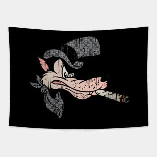 Smokin Wolf Tapestry