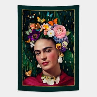 frida kahlo: everything flies – icons series Tapestry