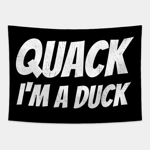 Quack I'm A Duck Lazy Halloween Costume Ducks Animal Tapestry by tobzz