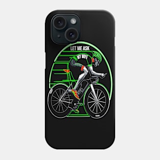 Spousal Approval Cyclist: Love and Light Phone Case