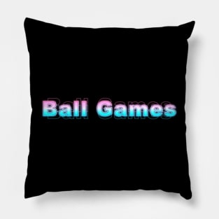 Ball Games Pillow