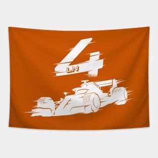 We Race On! 4 [White] Tapestry
