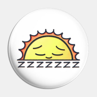 cute sun chilling out Pin