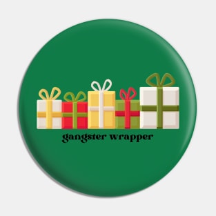 gangster wrapper Christmas presents Pin