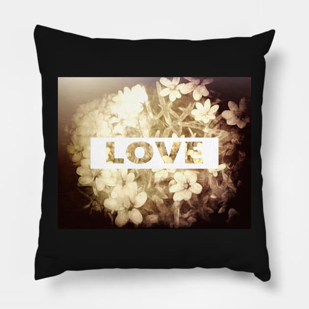 Flowers And Love Pillow by art64