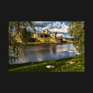 Late Afternoon At Caerphilly Castle T-Shirt