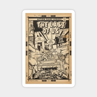 The Last of Us 2 - Ambush Comic cover line art fan art Magnet