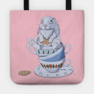 Alice In Wonderland Fan Art Teacup Bunny Tote