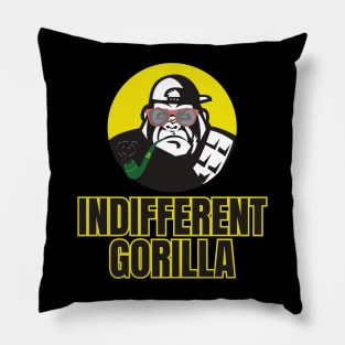 Indifferent Gorilla Pillow