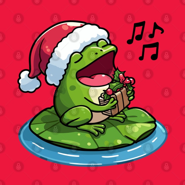 Christmas Carol frog by PrintSoulDesigns