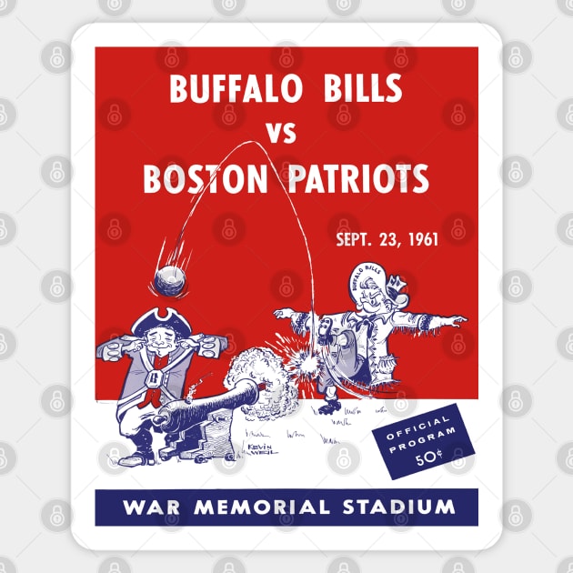 Vintage Buffalo Bills Program
