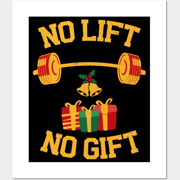 No Lifts No Gifts Weight' Poster, picture, metal print, paint by