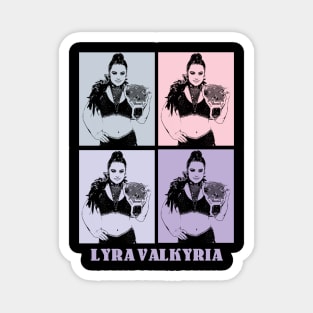 Lyra Valkyria Wrestling Pop Art Magnet