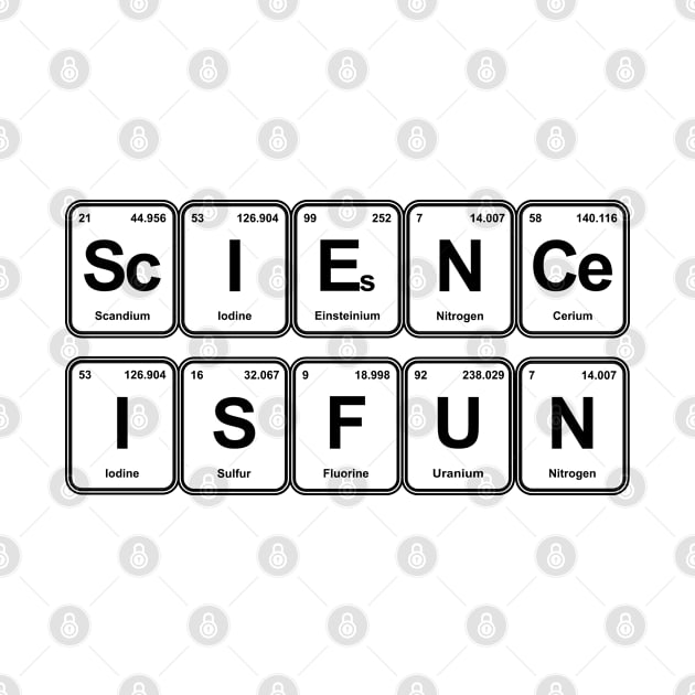 Periodic table science is fun chemist element by RIWA