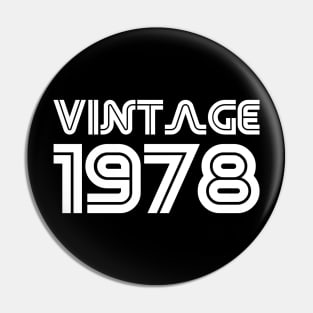 Vintage 1978 Pin