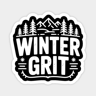 Winter Grit Magnet