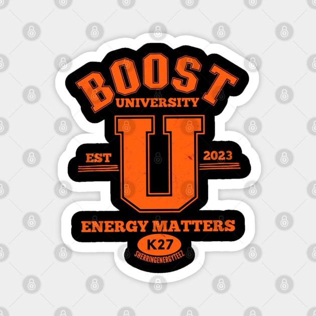 Boost  University  v1 Orange Magnet by SherringenergyTeez