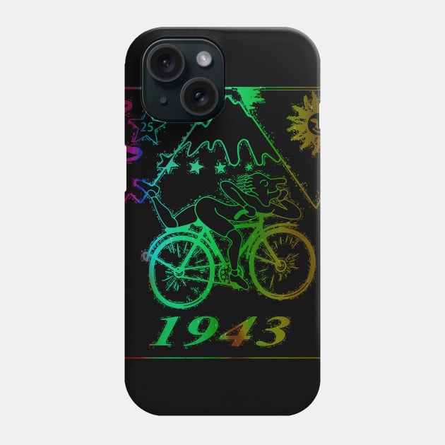 Bicycle Day 1943 | LSD Acid Trip | Albert Hofmann gift idea Phone Case by MO design