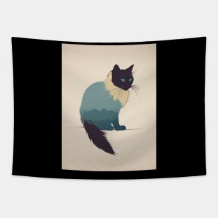 Ragdoll Cat 1 - Japanese Retro Art Tapestry