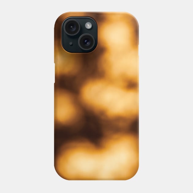 Golden Sunshine Bokeh Spheres Phone Case by textural