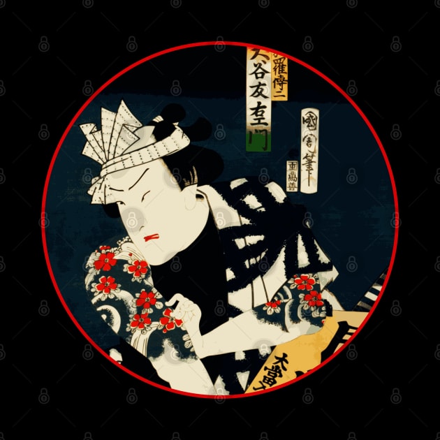 Kabuki Actor As Samurai Warrior With Tattoos #15 by RCDBerlin