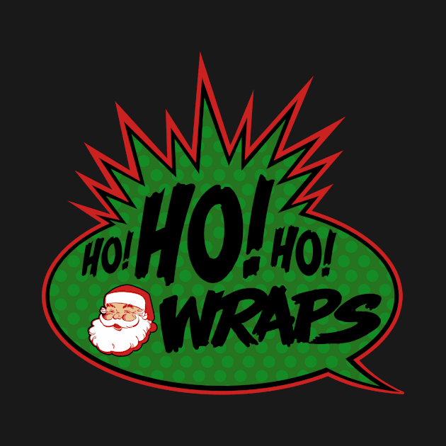 HO! Santa wraps! by ClayGrahamArt