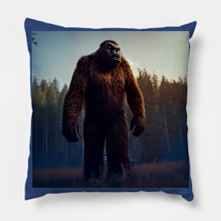 Sasquatch in Nature Pillow