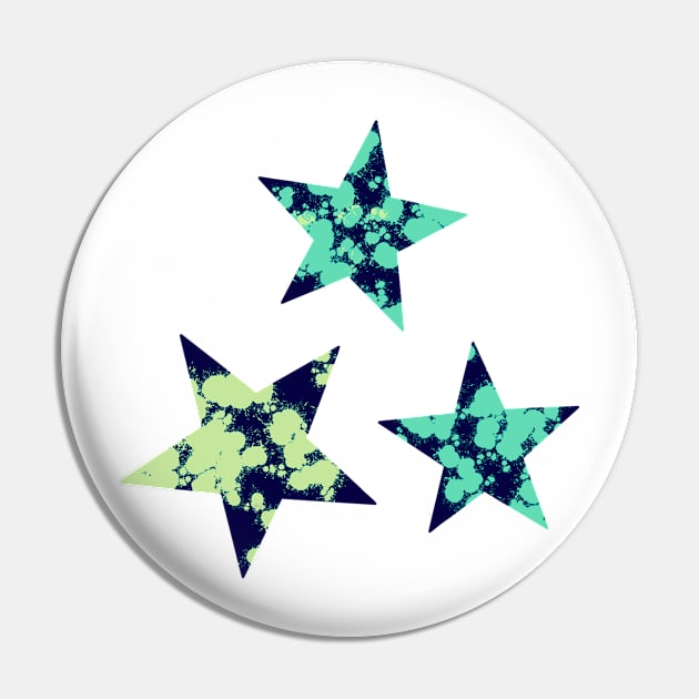 Green paint splat stars Pin by JessCarrsArt