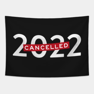 Cancelled 2022 (white) year of pandemic Tapestry