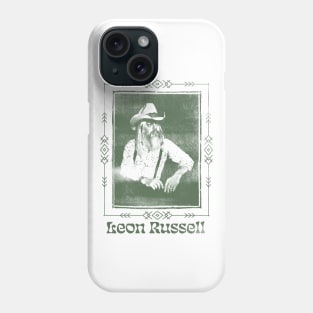 Leon Russell /// Vintage Aesthetic Fan Art Design Phone Case