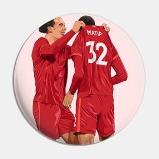 Virgil van Dijk and Joel Matip Pin