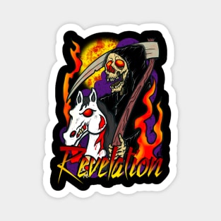 Revelation pale horse Magnet