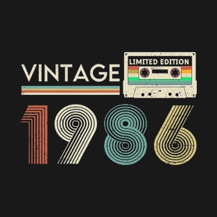 Vintage 1986 Limited Cassette T-Shirt