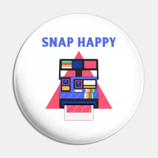 Snap Happy Camera Pin