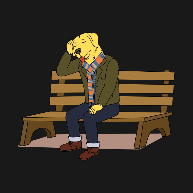 Sad Dog - Bojack Horseman by reinmuthis